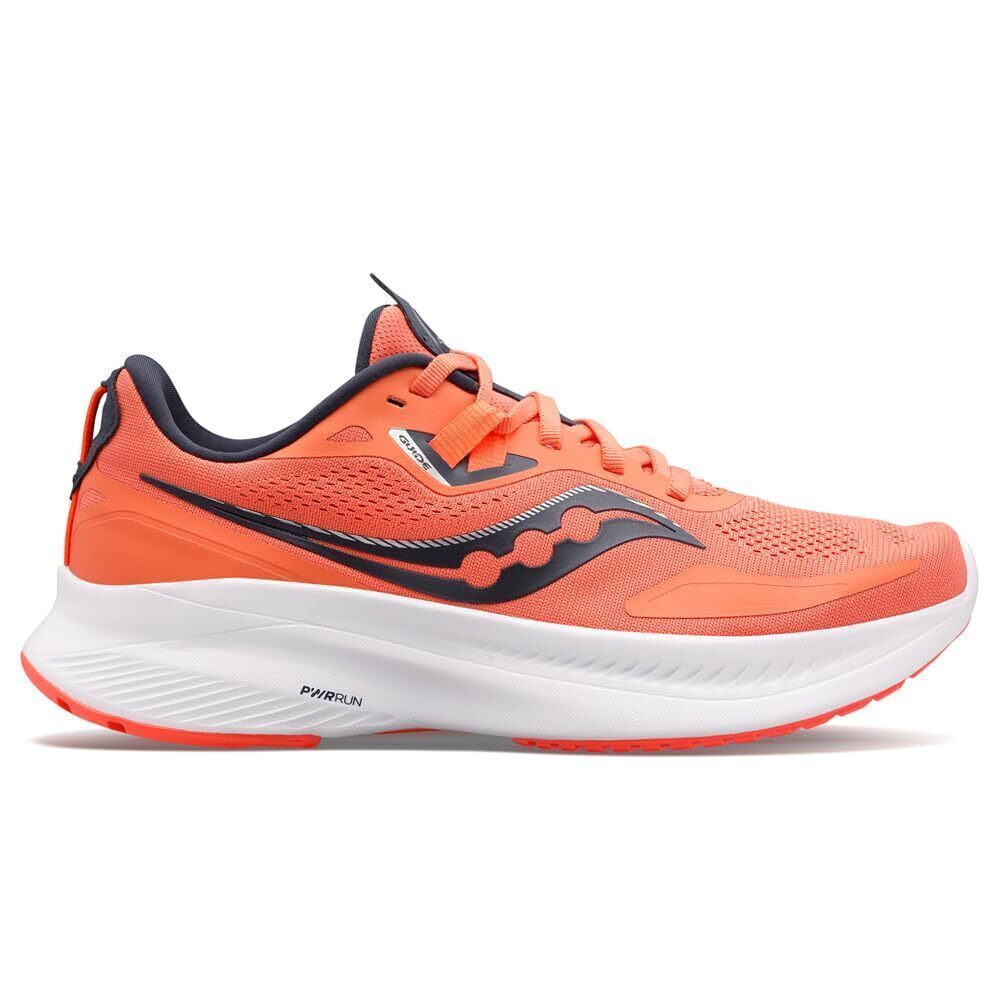 SAUCONY WOMEN'S GUIDE 15 RUNNING SHOE, SUNSTONE/NIGHT, 10